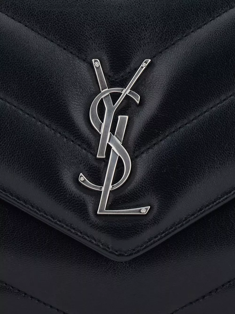 Saint Laurent Borsa a spalla Loulou in pelle piccola, view 2