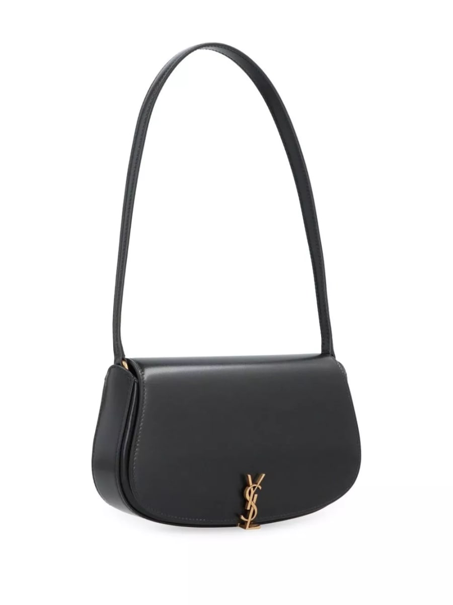 Saint Laurent Borsa a spalla in pelle Demi Lune, view 5