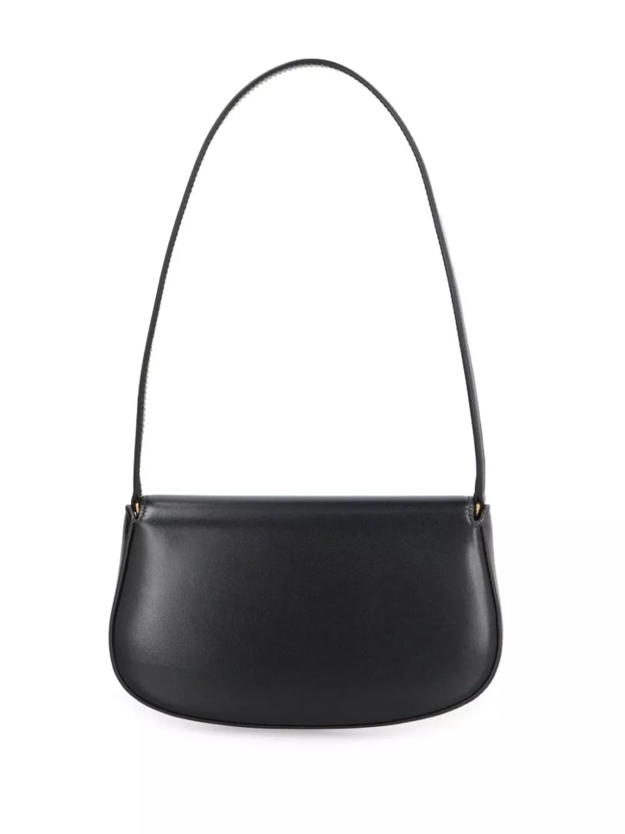 Saint Laurent Borsa a spalla in pelle Demi Lune, view 7