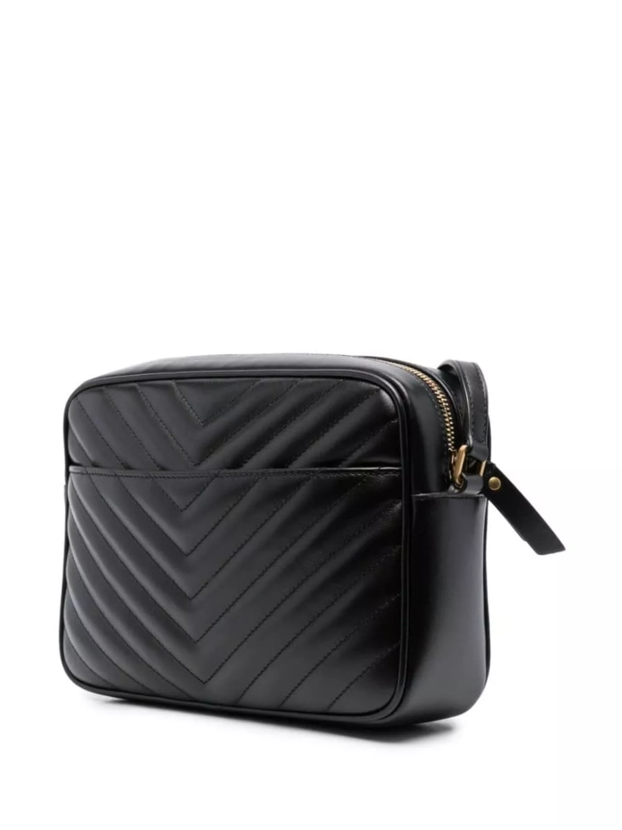 Saint Laurent Borsa camera in pelle Lou, view 2