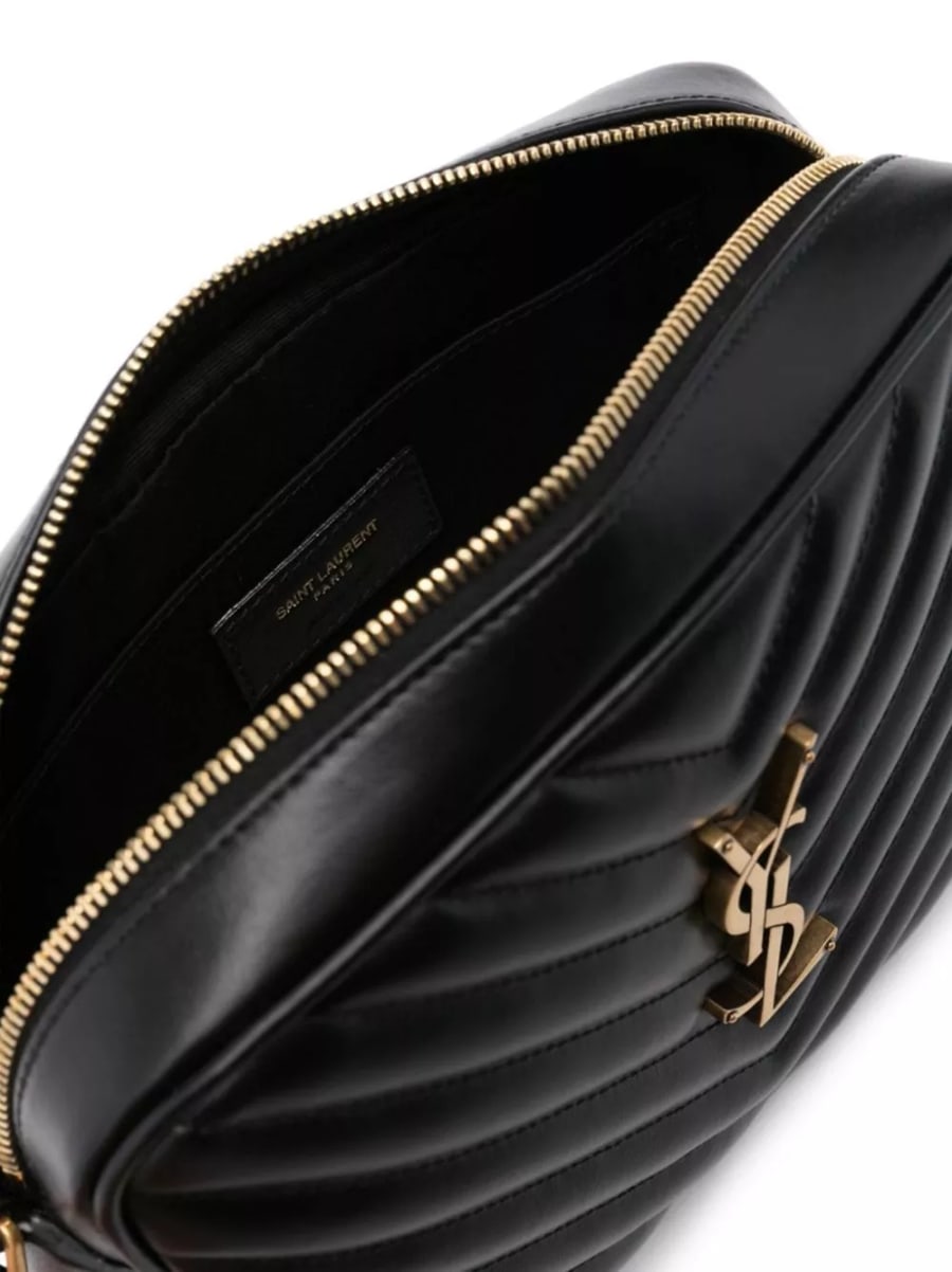 Saint Laurent Borsa camera in pelle Lou, view 4
