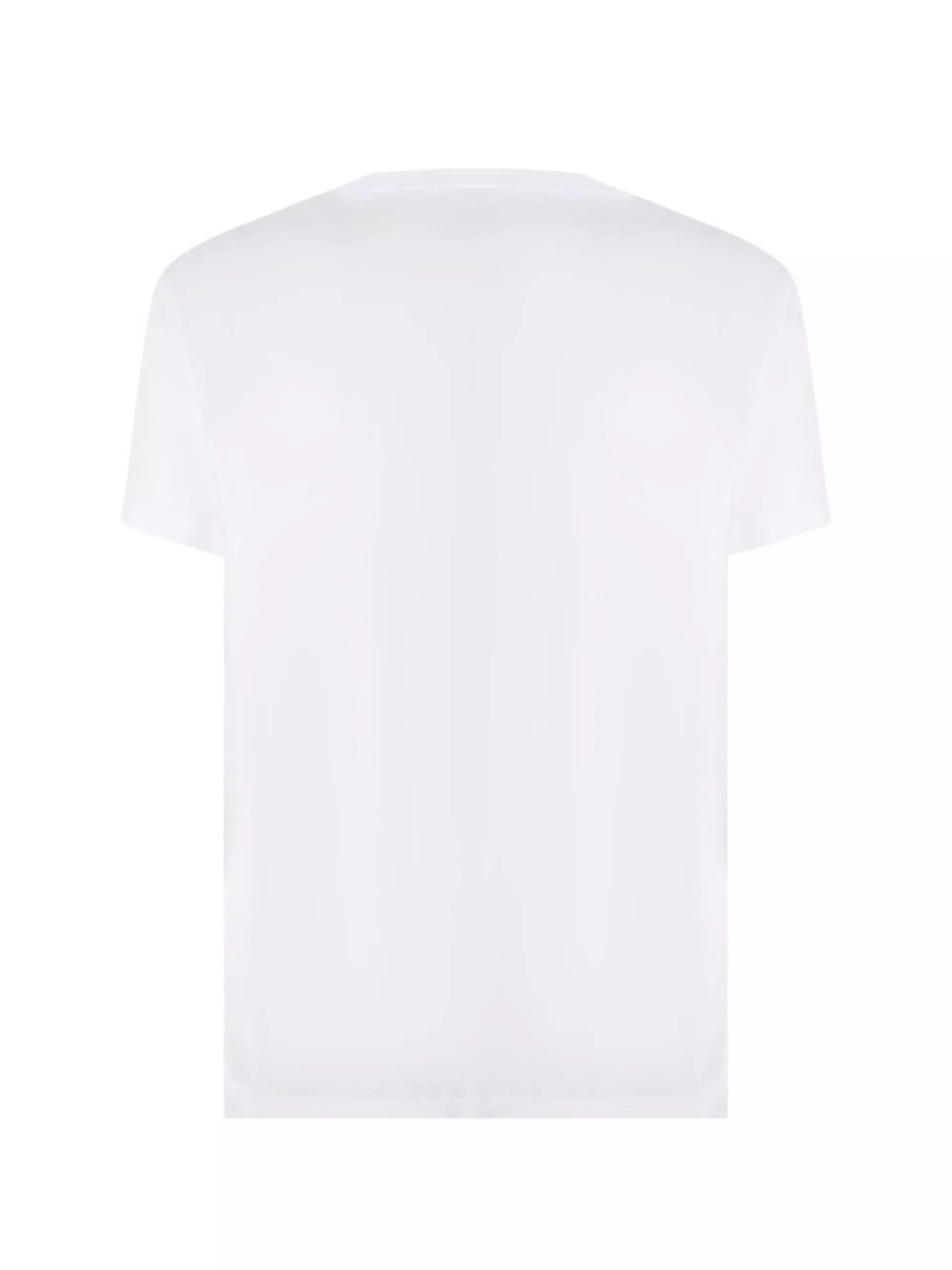 Maison Margiela T-shirt in cotone con logo, view 2