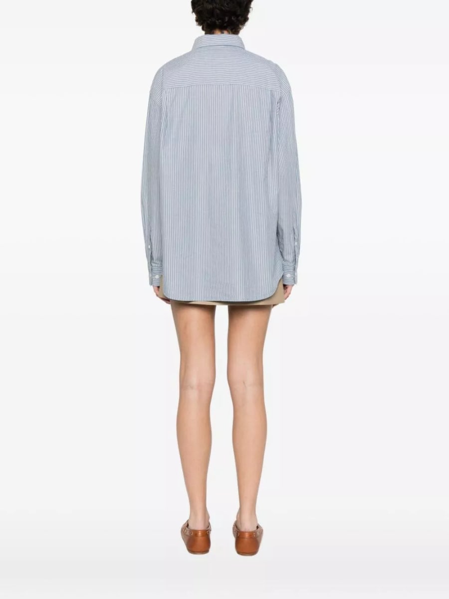 Dunst Camicia in cotone a righe, view 4
