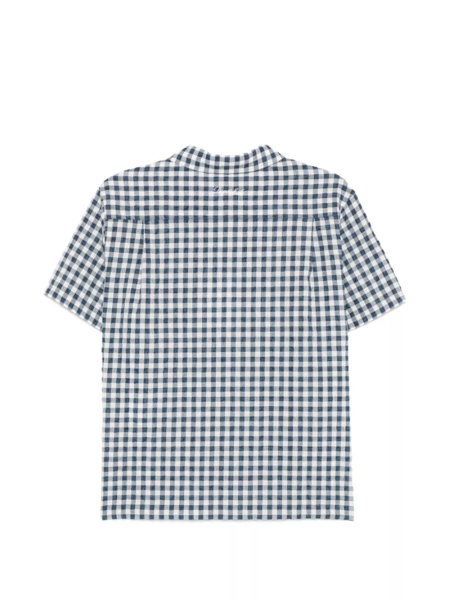 Dunst Camicia in misto cotone a quadri, view 2