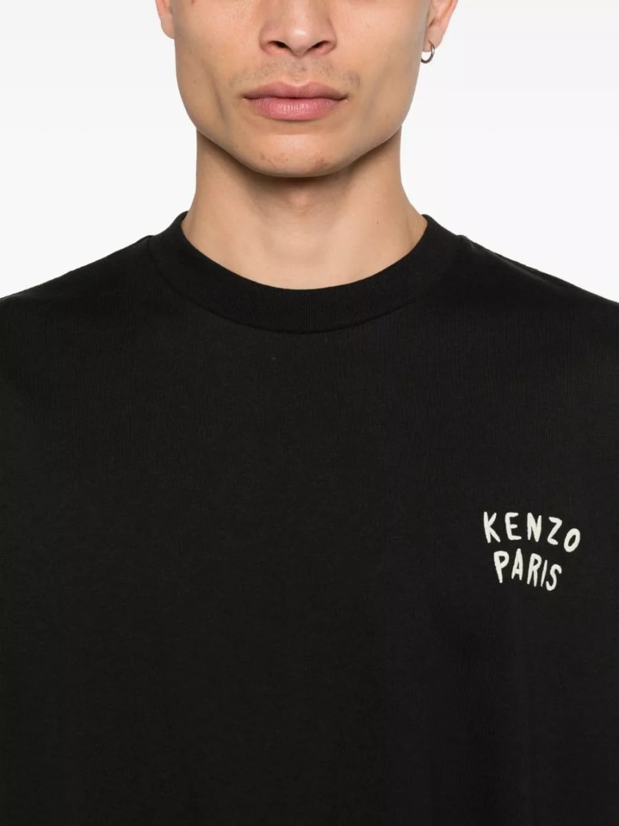 Kenzo T-shirt in cotone Boke Heart, view 4