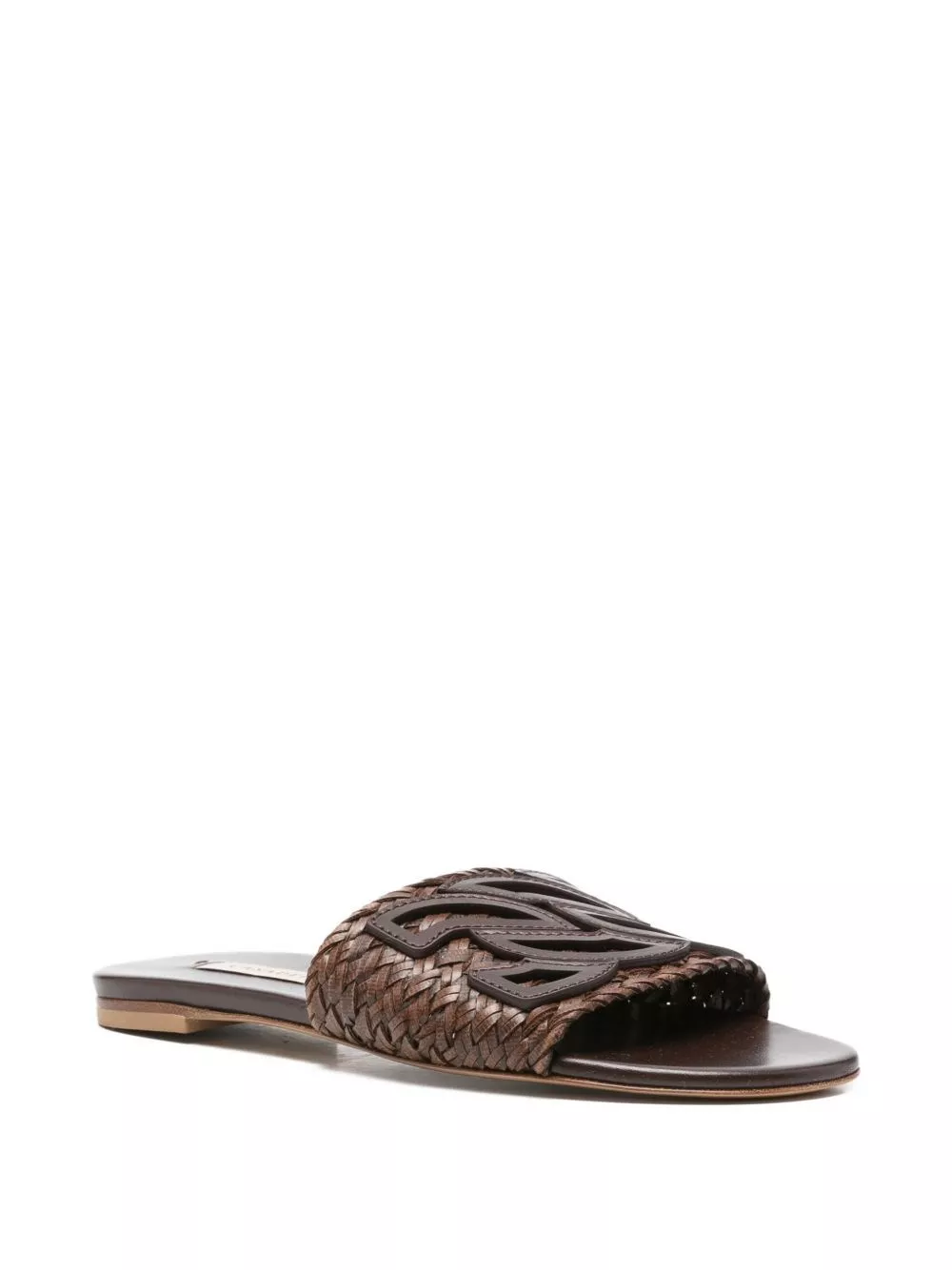 Casadei Sandali piatti in pelle, view 2