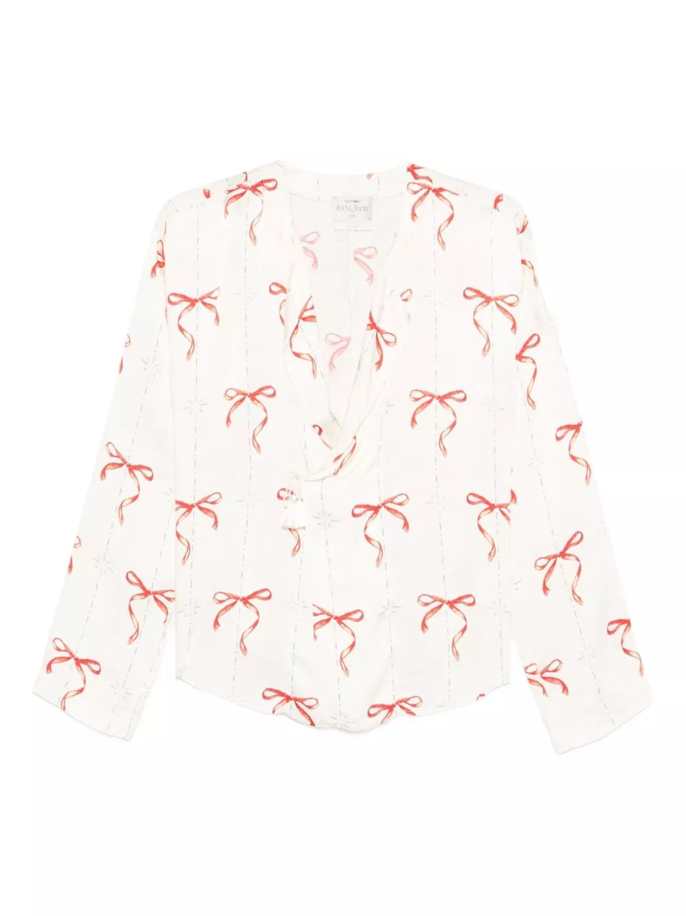 Forte_Forte Camicia incrociata stampata