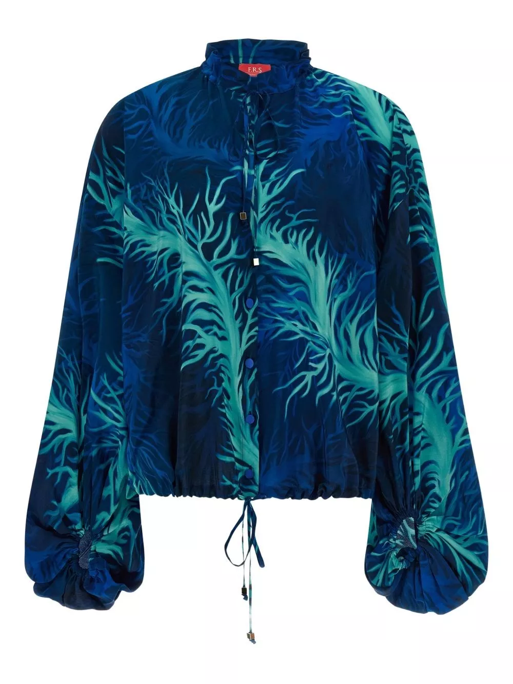 For restless sleepers Blusa in seta stampata