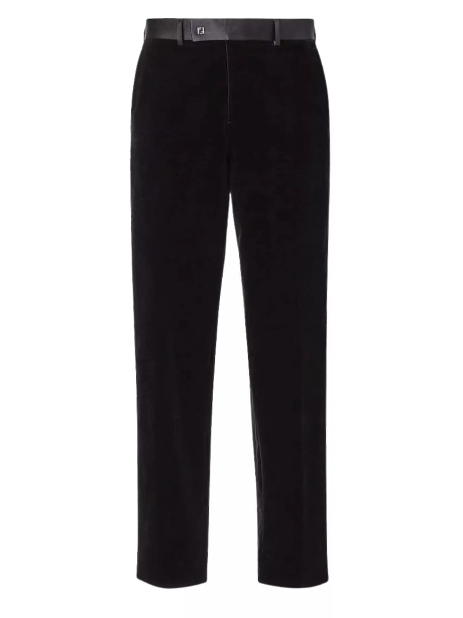 Fendi Pantaloni in velluto