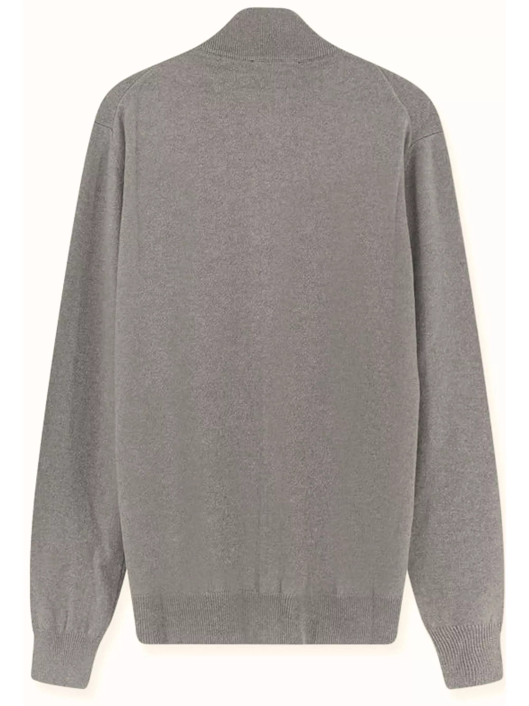 Filippo de laurentiis Maglione in lana e cashmere con mezza zip, view 2