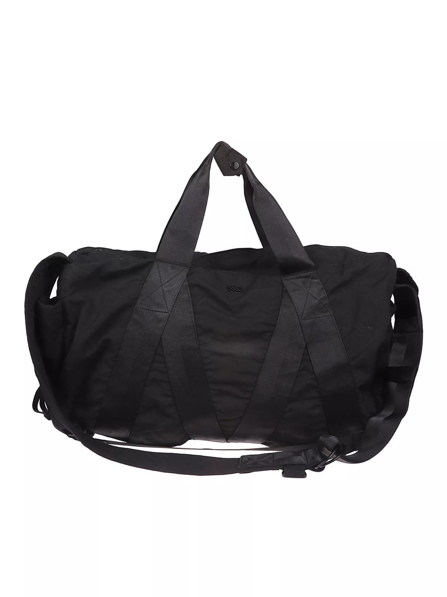 Massimo osti studio Borsa Duffel con logo, view 3