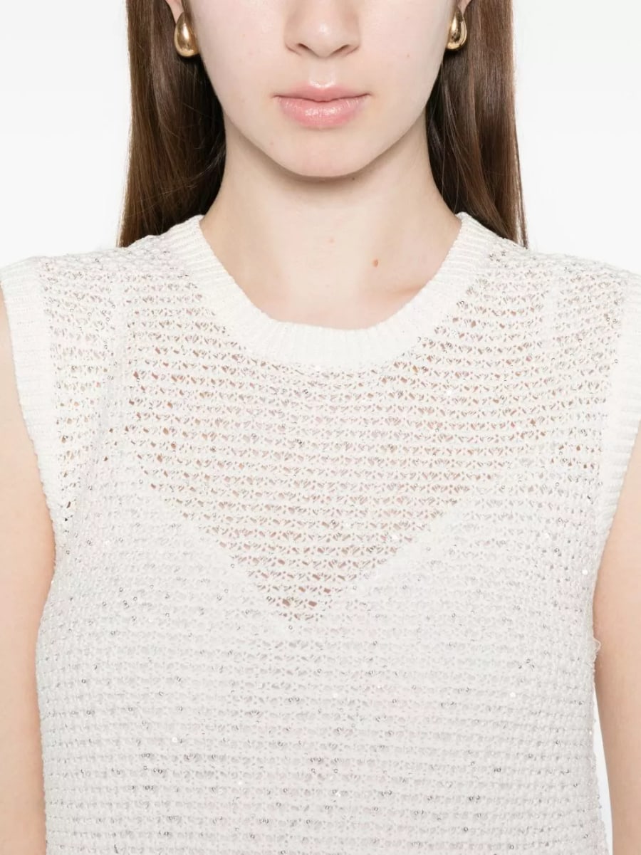 Fabiana Filippi Abito mini in cotone, view 2