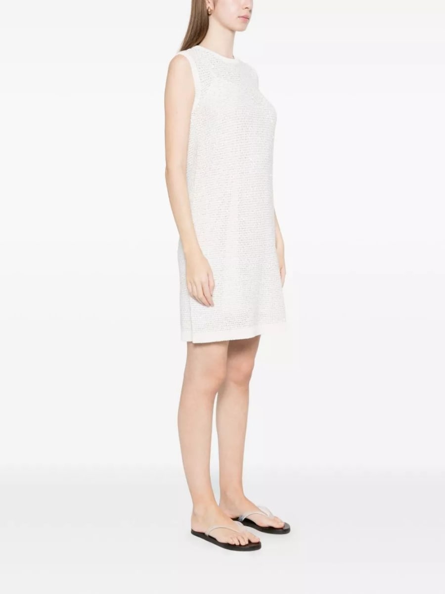 Fabiana Filippi Abito mini in cotone, view 3
