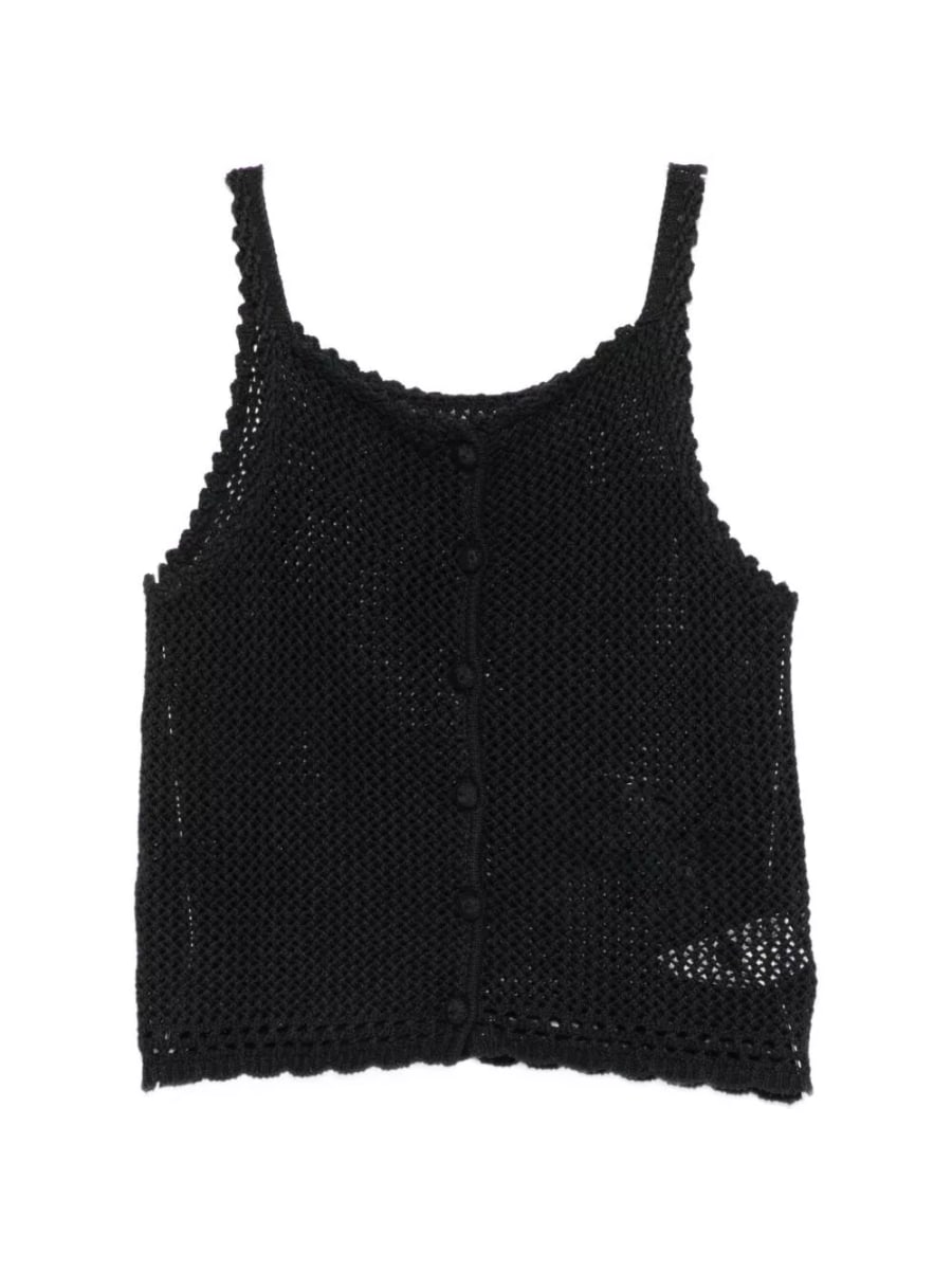 Dunst Top in misto lino e cotone