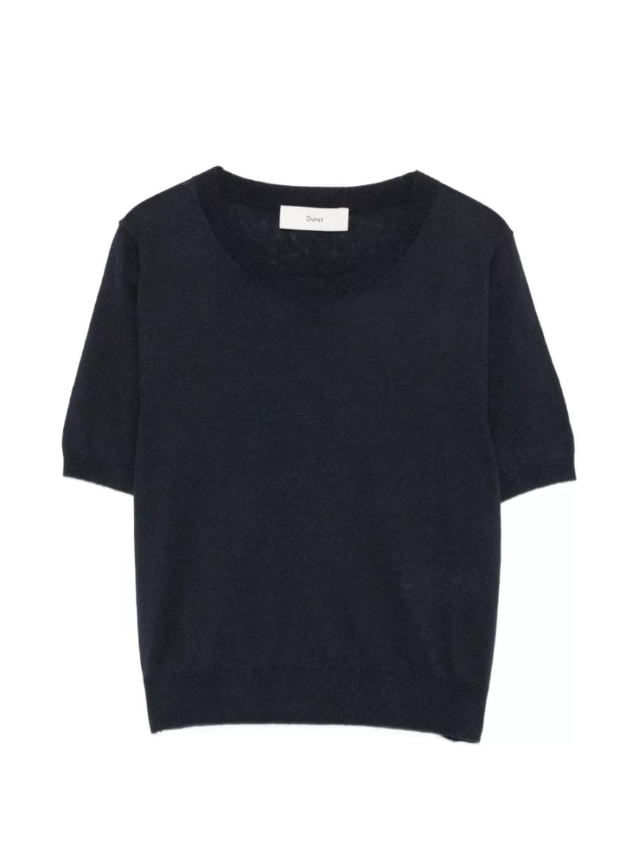 Dunst T-shirt in cotone e lino