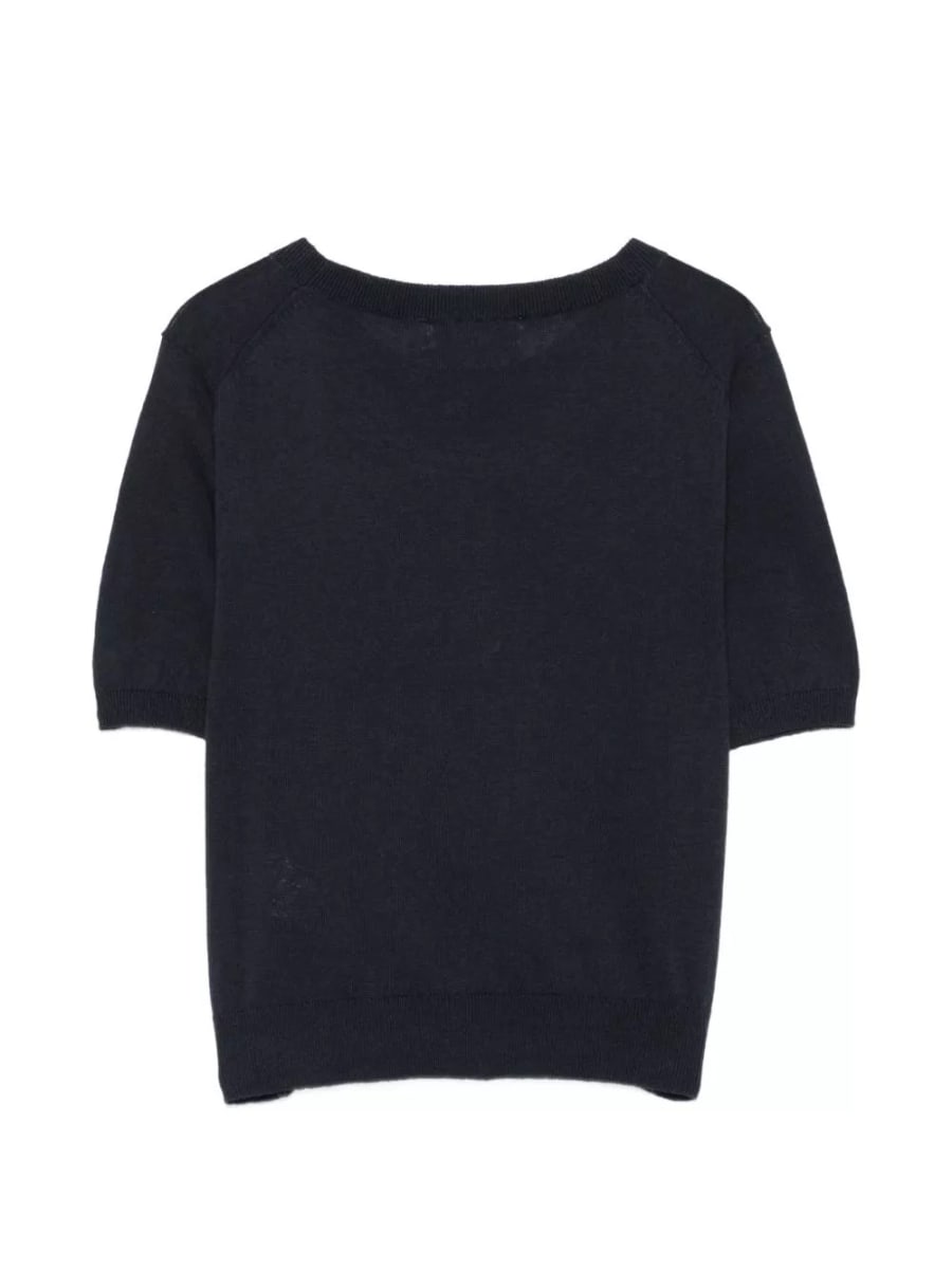 Dunst T-shirt in cotone e lino, view 2