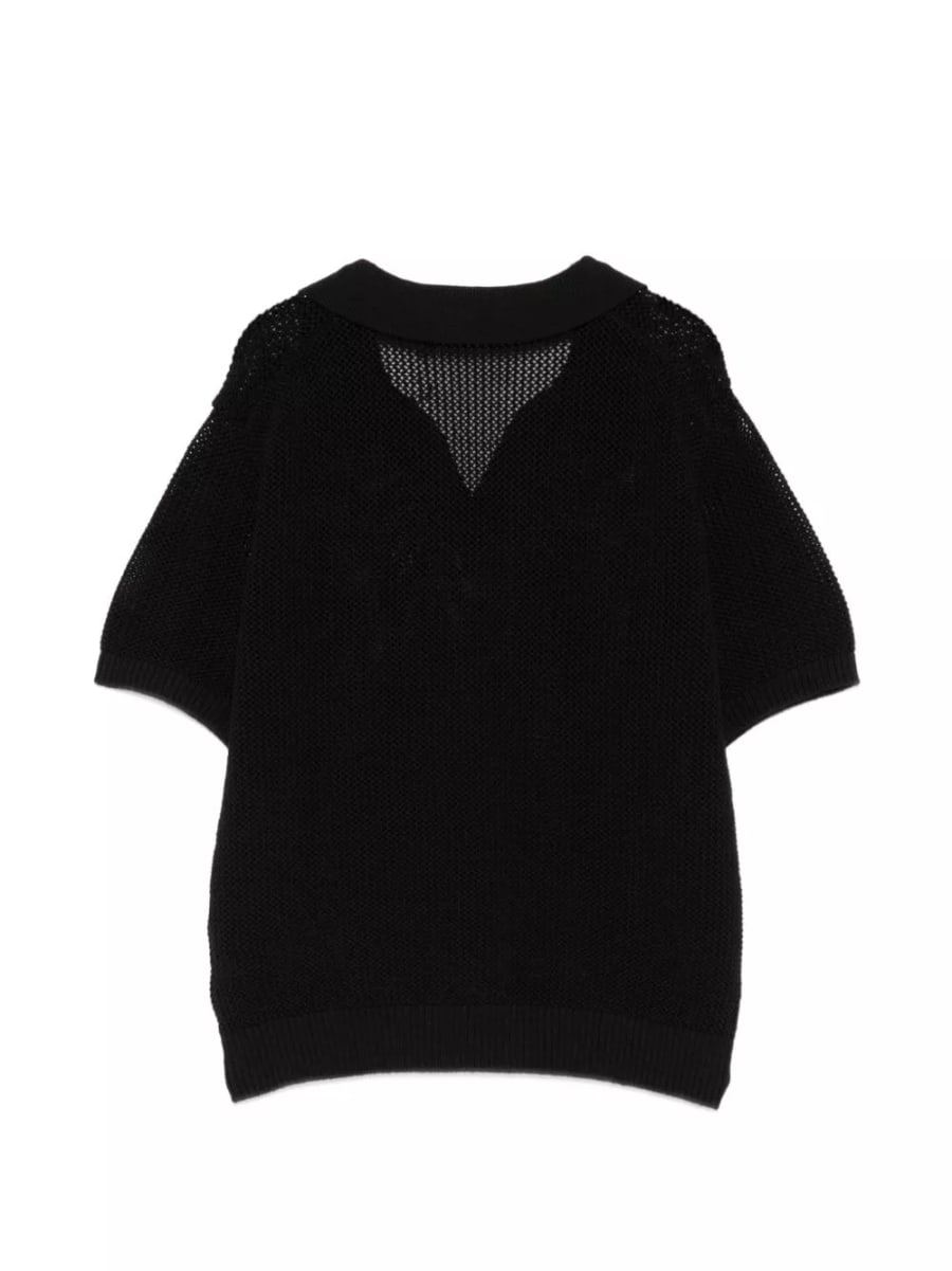 Dunst la polo in cotone e lino, view 2