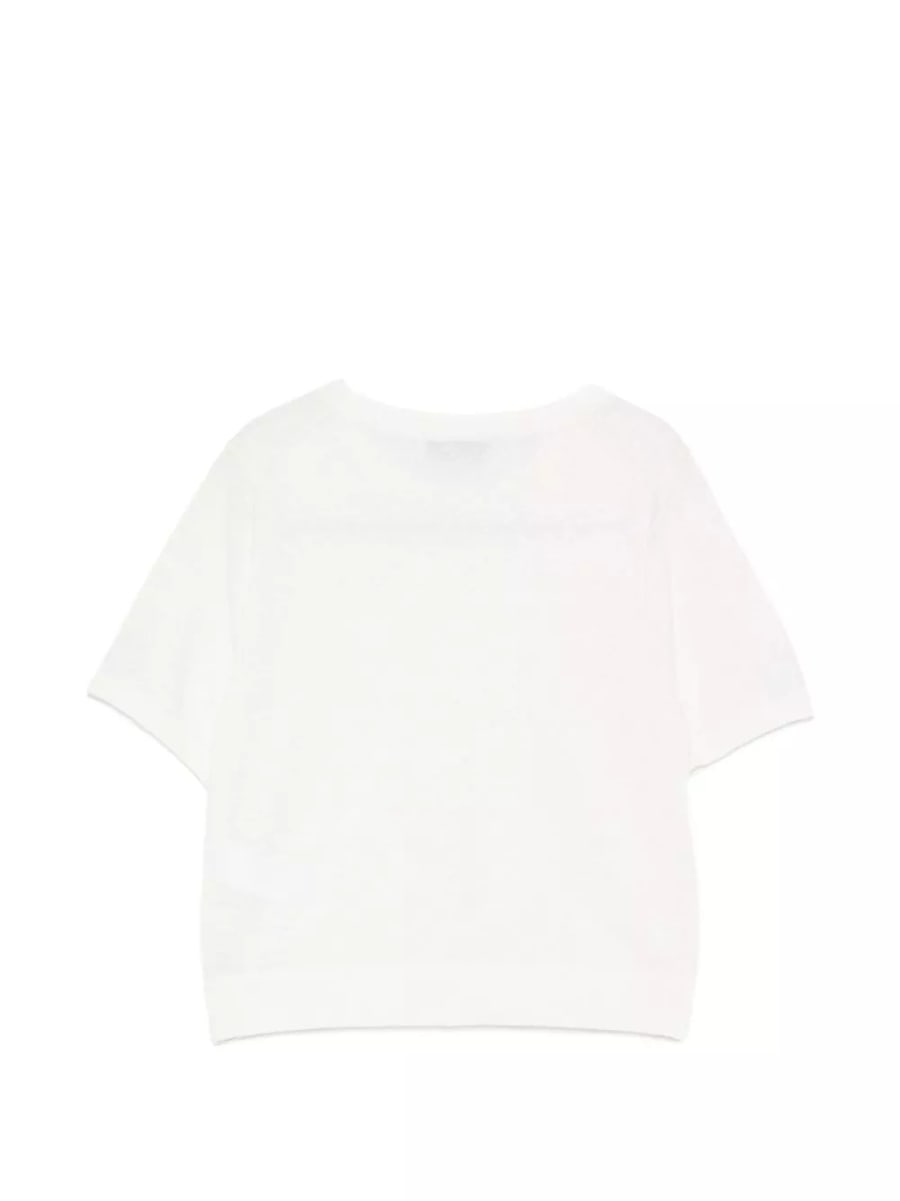 Dunst T-shirt in cotone e lino, view 3