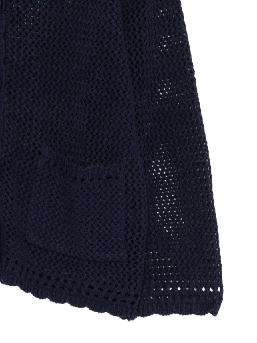 Dunst Cardigan in misto lino e cotone, view 3