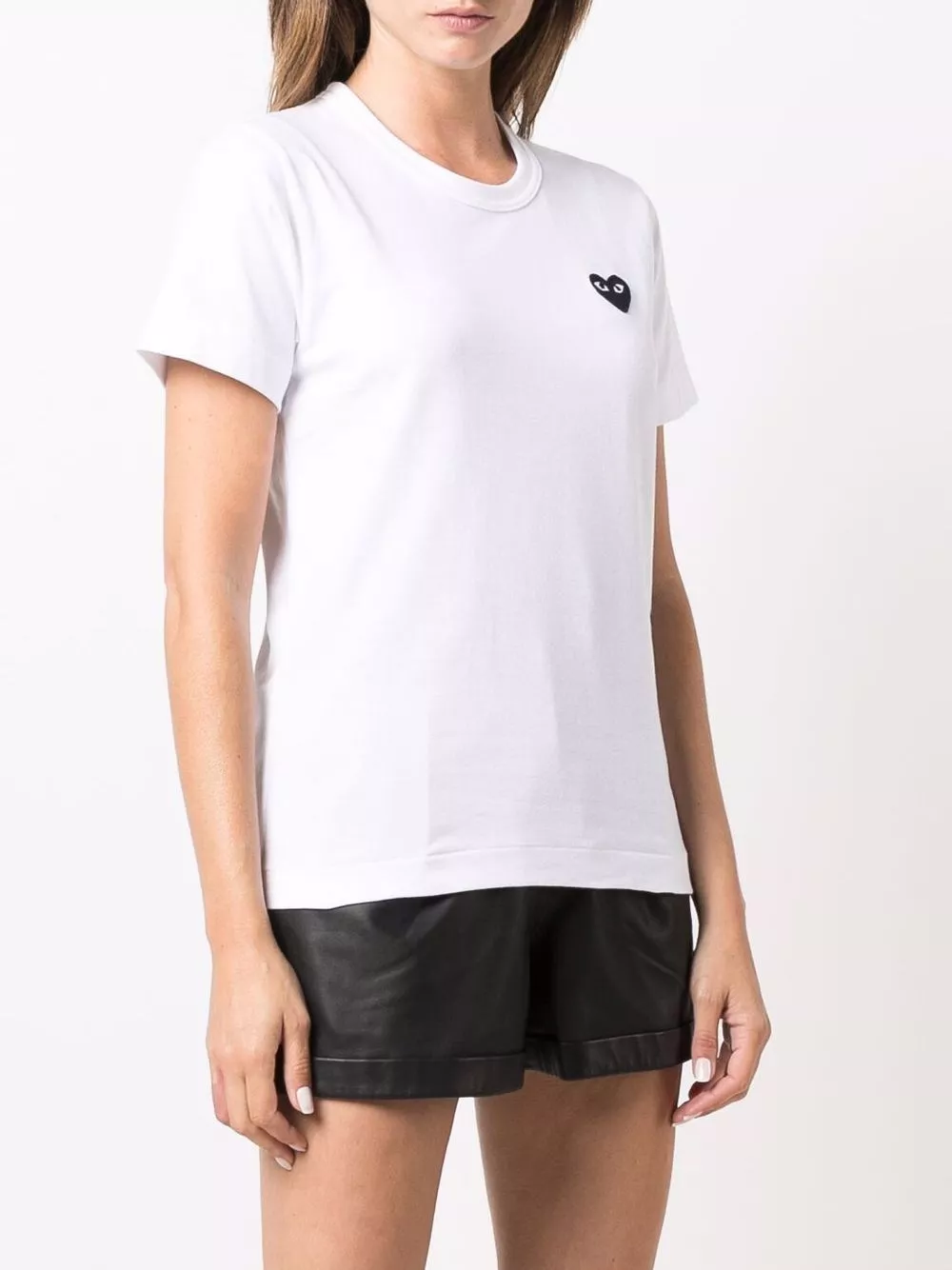 Comme des garçons play T-shirt in cotone, view 2