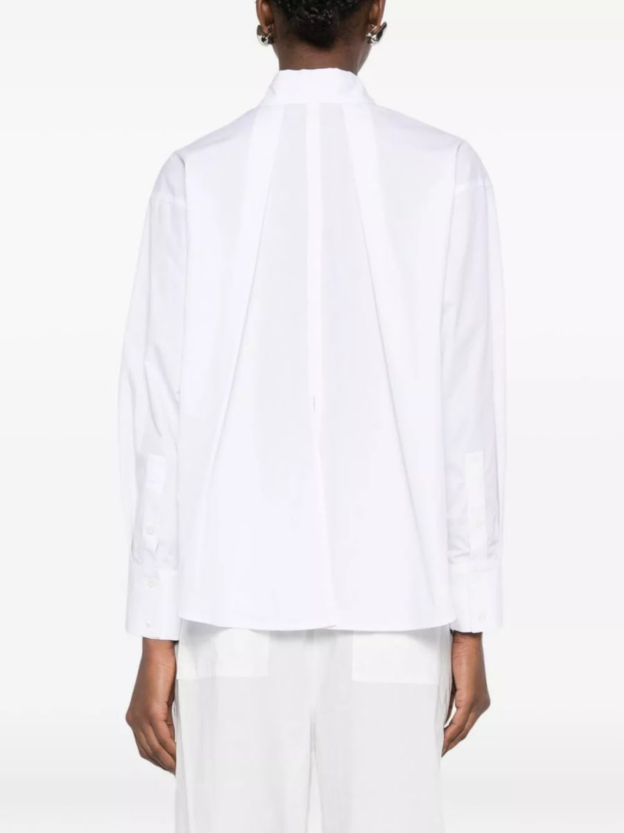 Ermanno Camicia in cotone ricamata, view 4