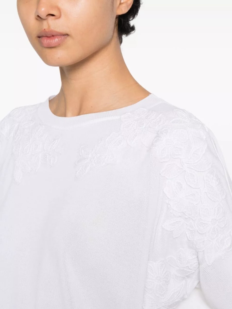 Ermanno T-shirt in cotone, view 2