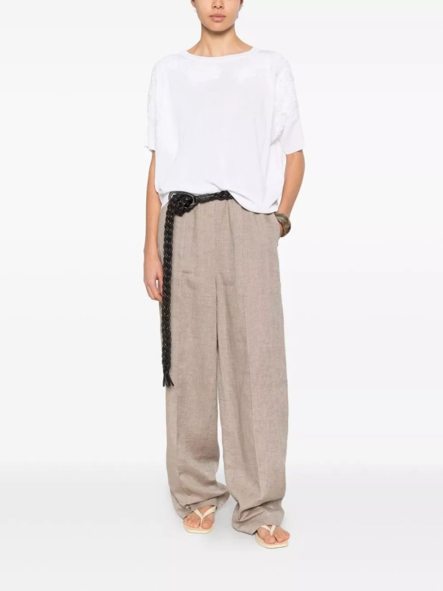 Ermanno T-shirt in cotone, view 5