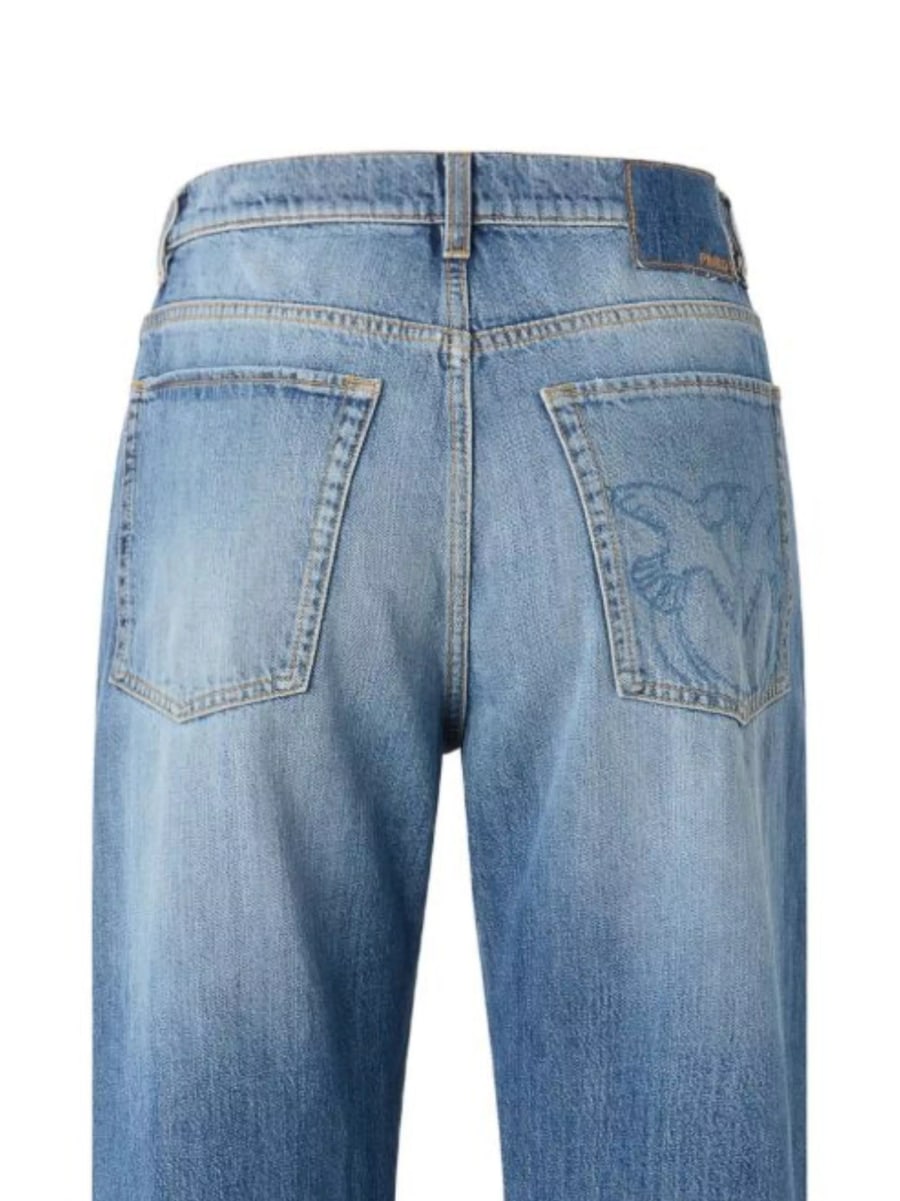 Pinko Jeans a gamba larga con sfumature, view 3