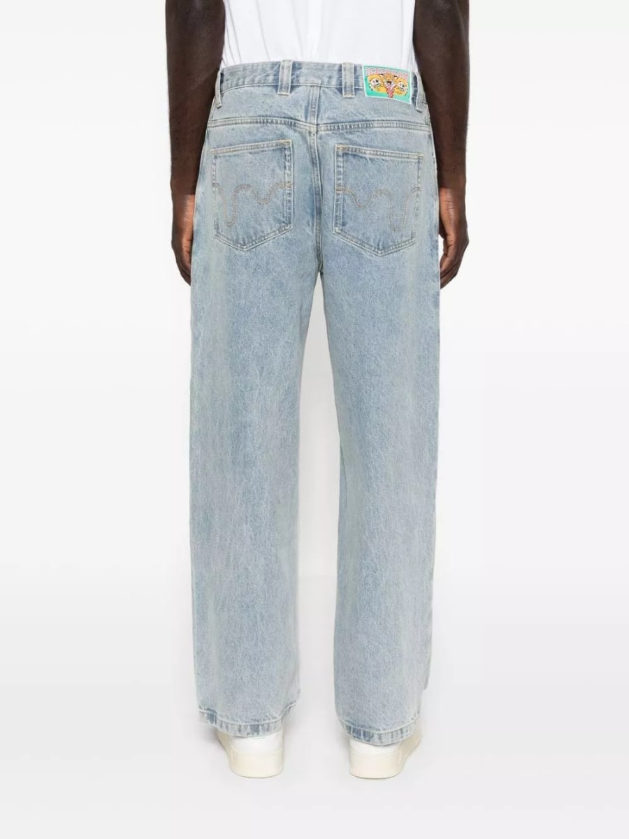 Icecream Jeans in denim Running Dog