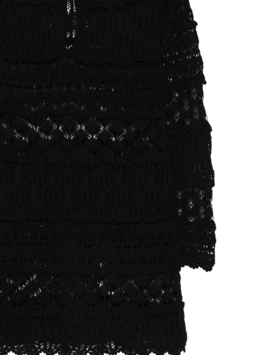 Semicouture Abito mini in cotone Alvina, view 3