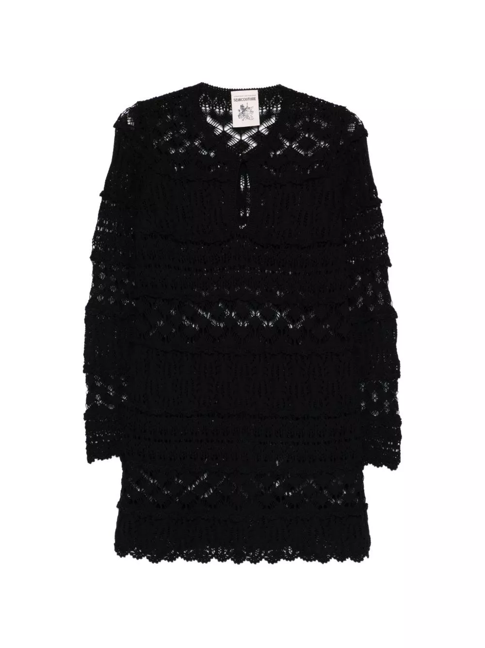 Semicouture Abito mini in cotone Alvina