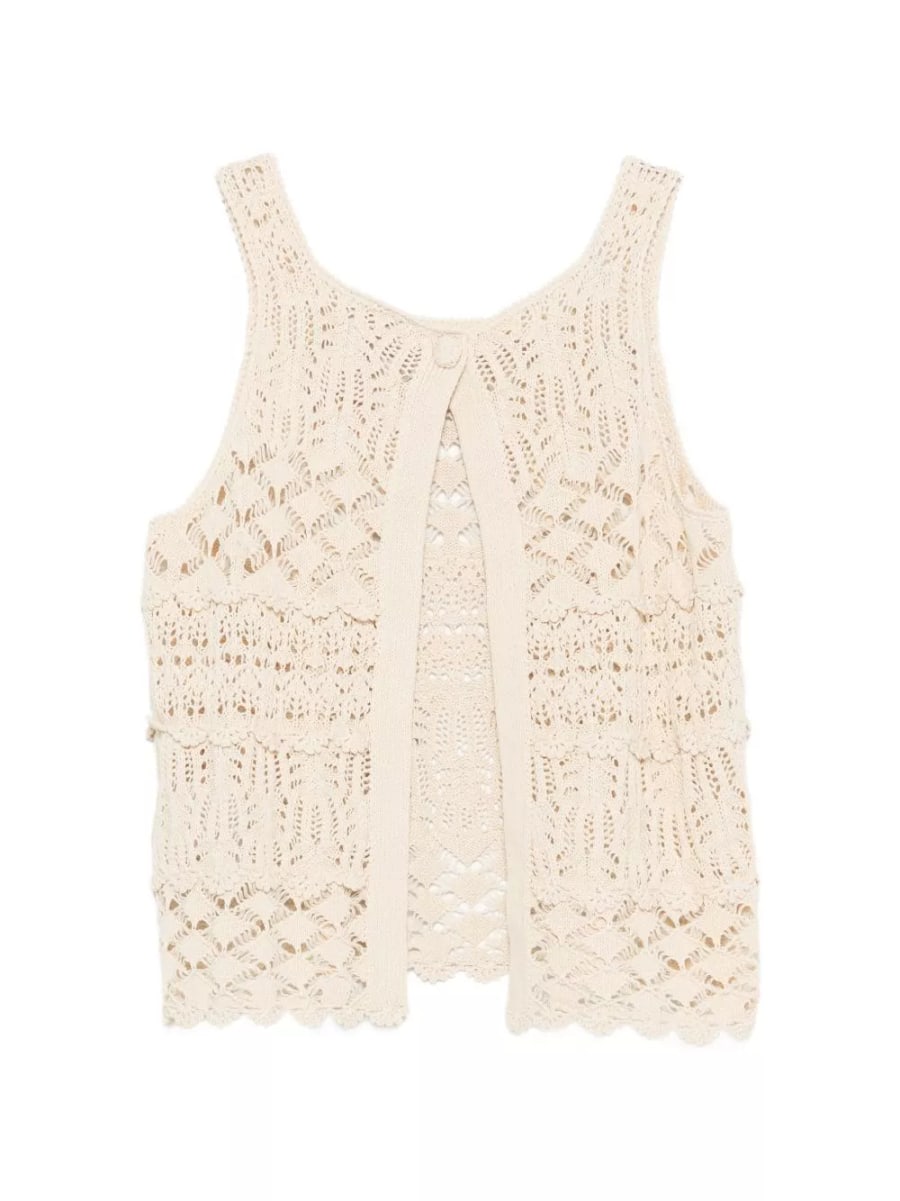 Semicouture Top in cotone Shelley, view 2