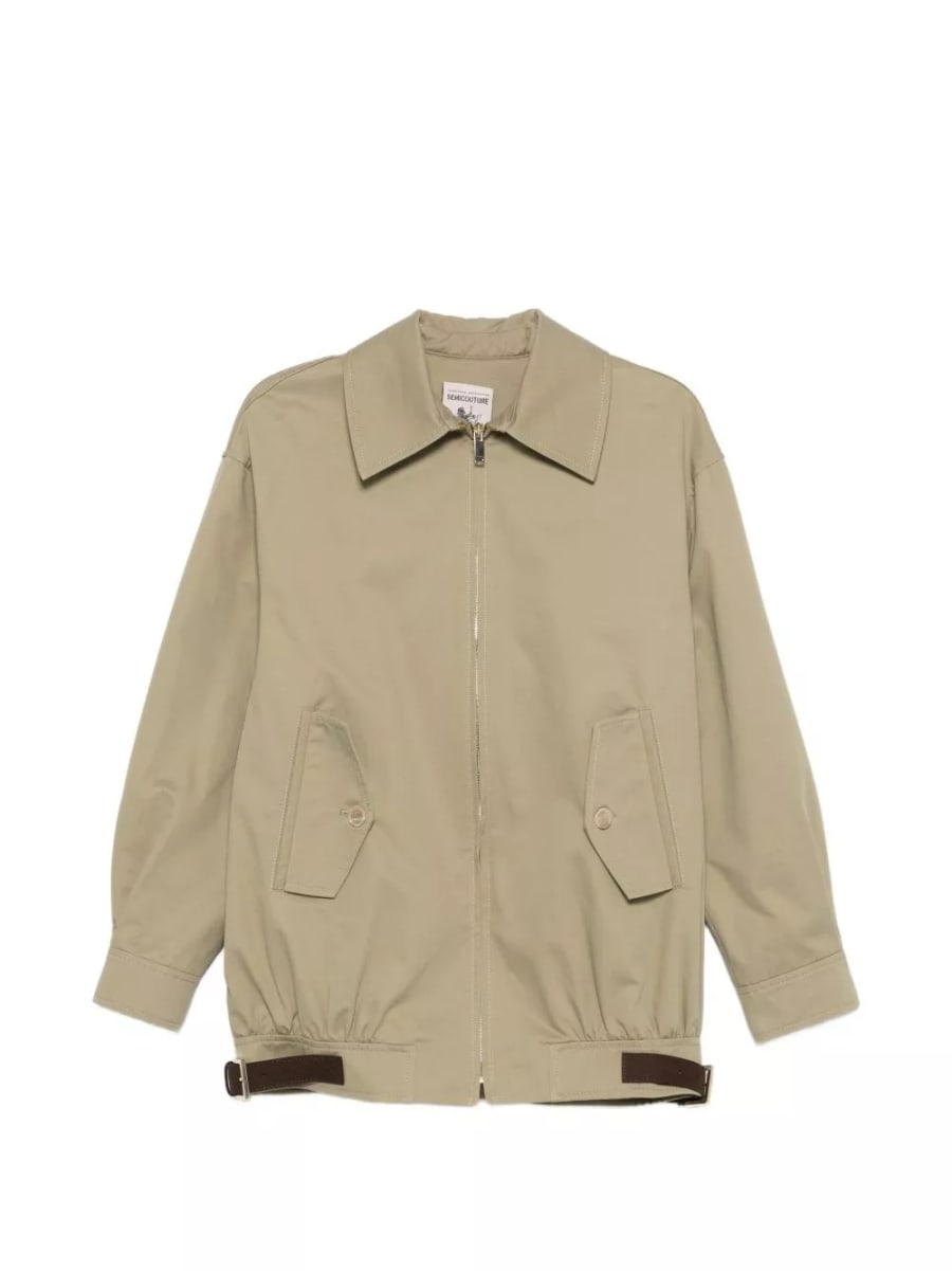 Semicouture Giacca bomber in cotone Nives