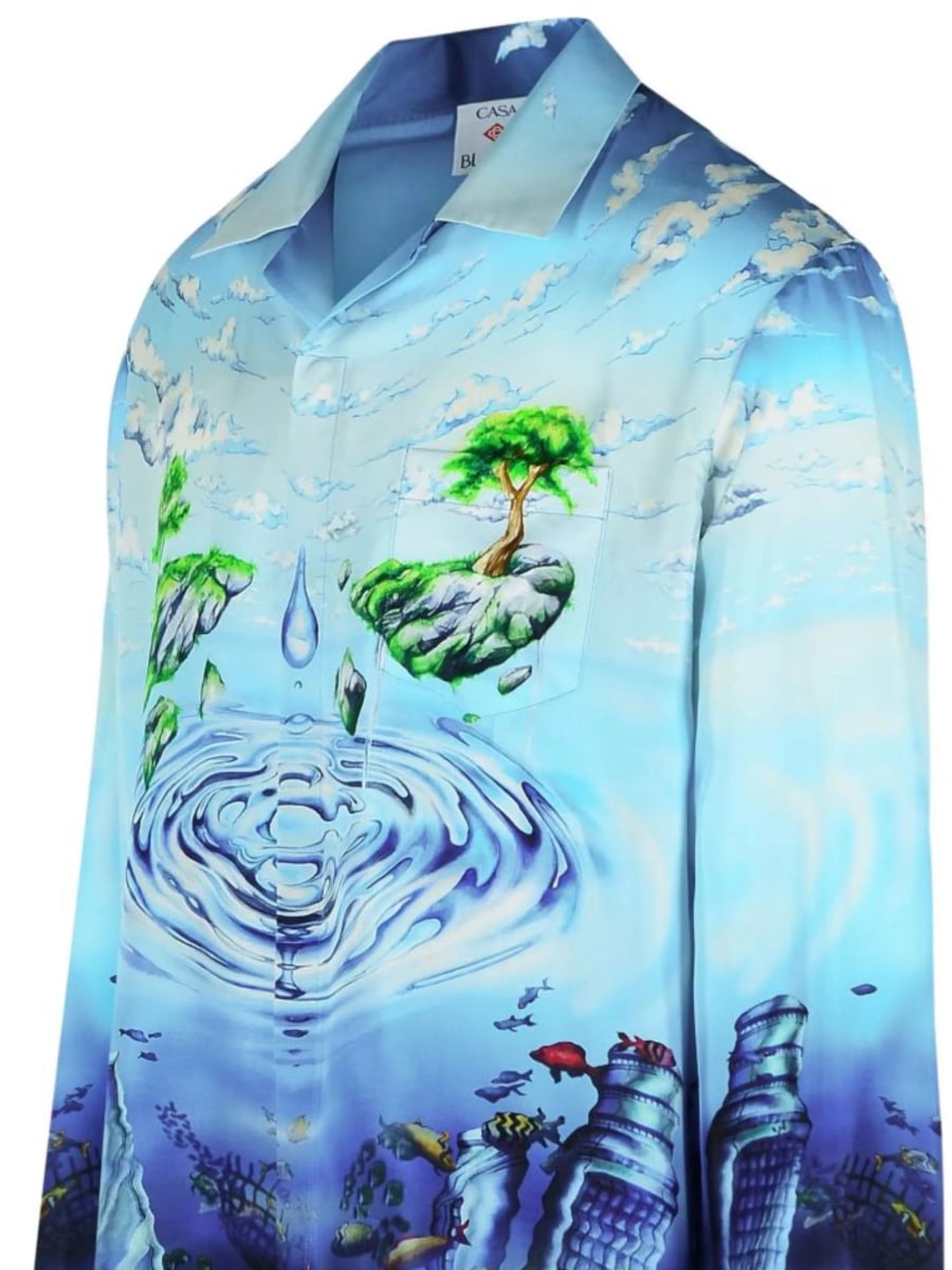 Casablanca Camicia in seta, view 3