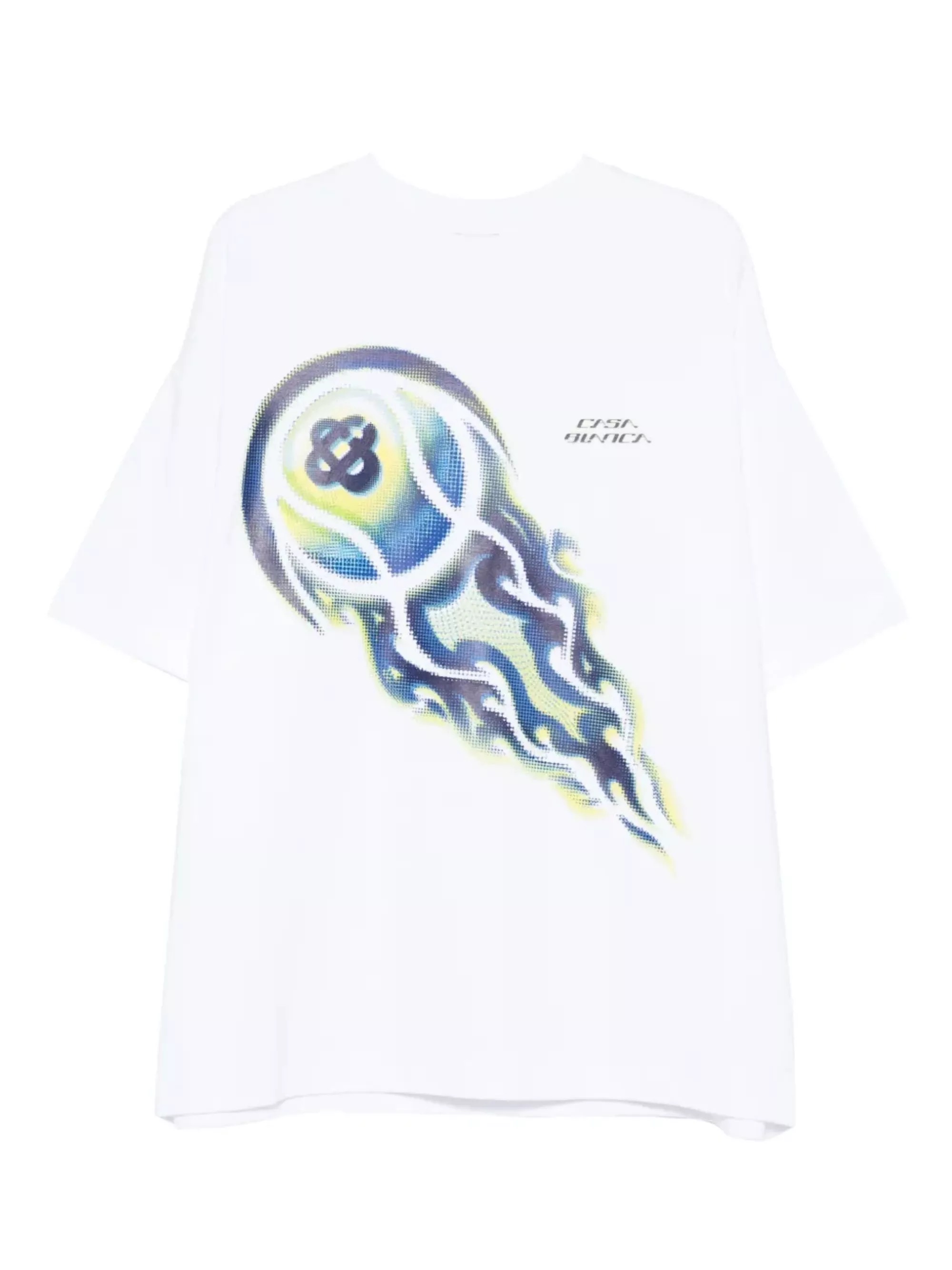 Casablanca T-shirt Flaming Tennis Ball