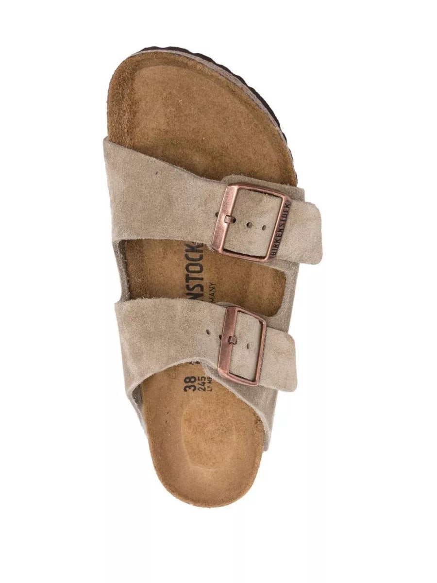 Birkenstock Sandali in pelle scamosciata Arizona, view 4