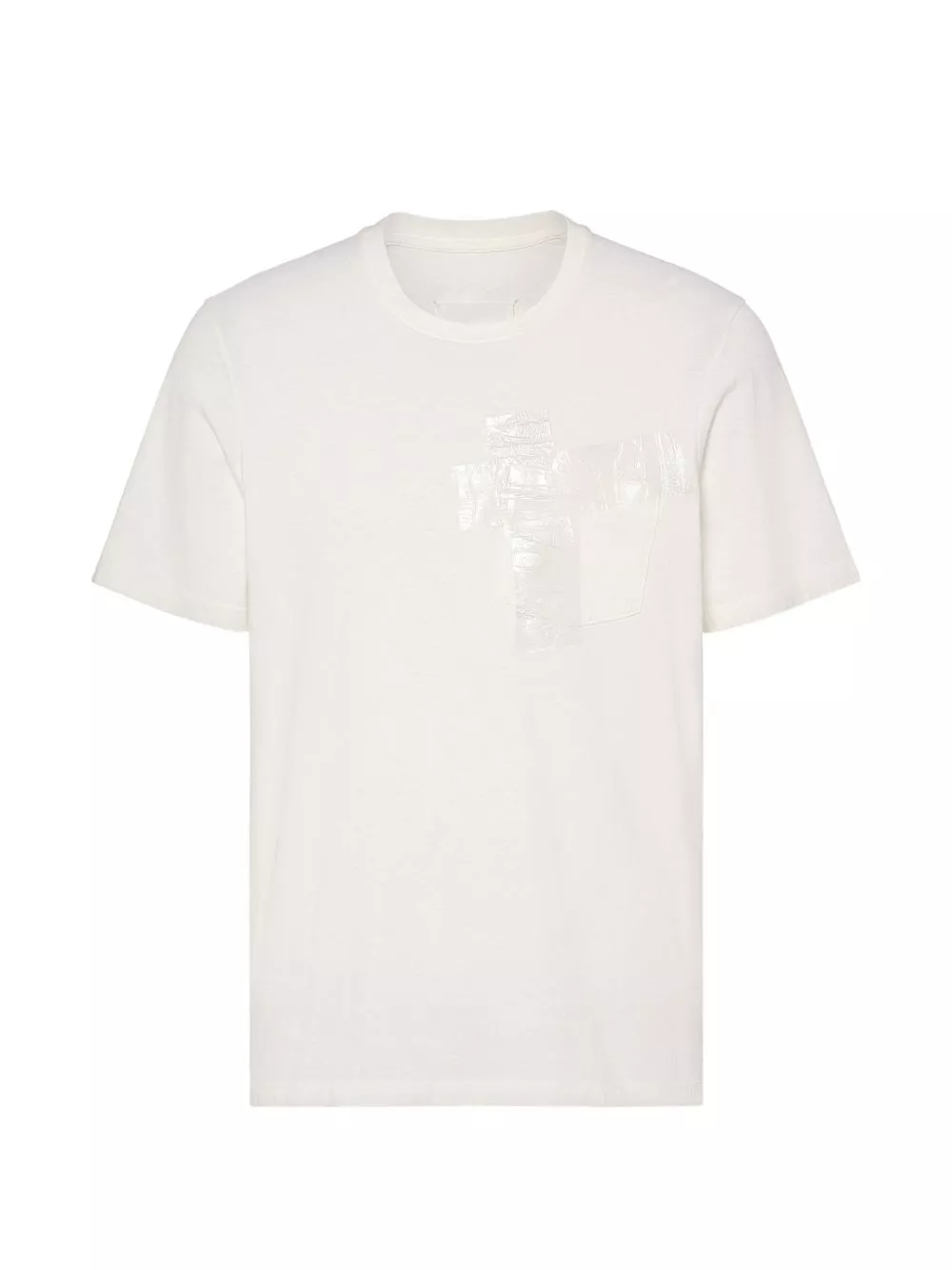 Maison Margiela T-shirt in cotone con nastro