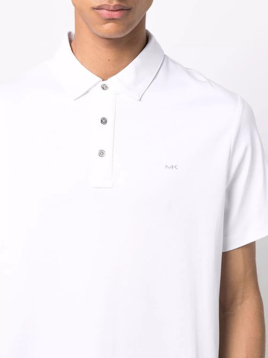 Michael kors la polo in cotone, view 4
