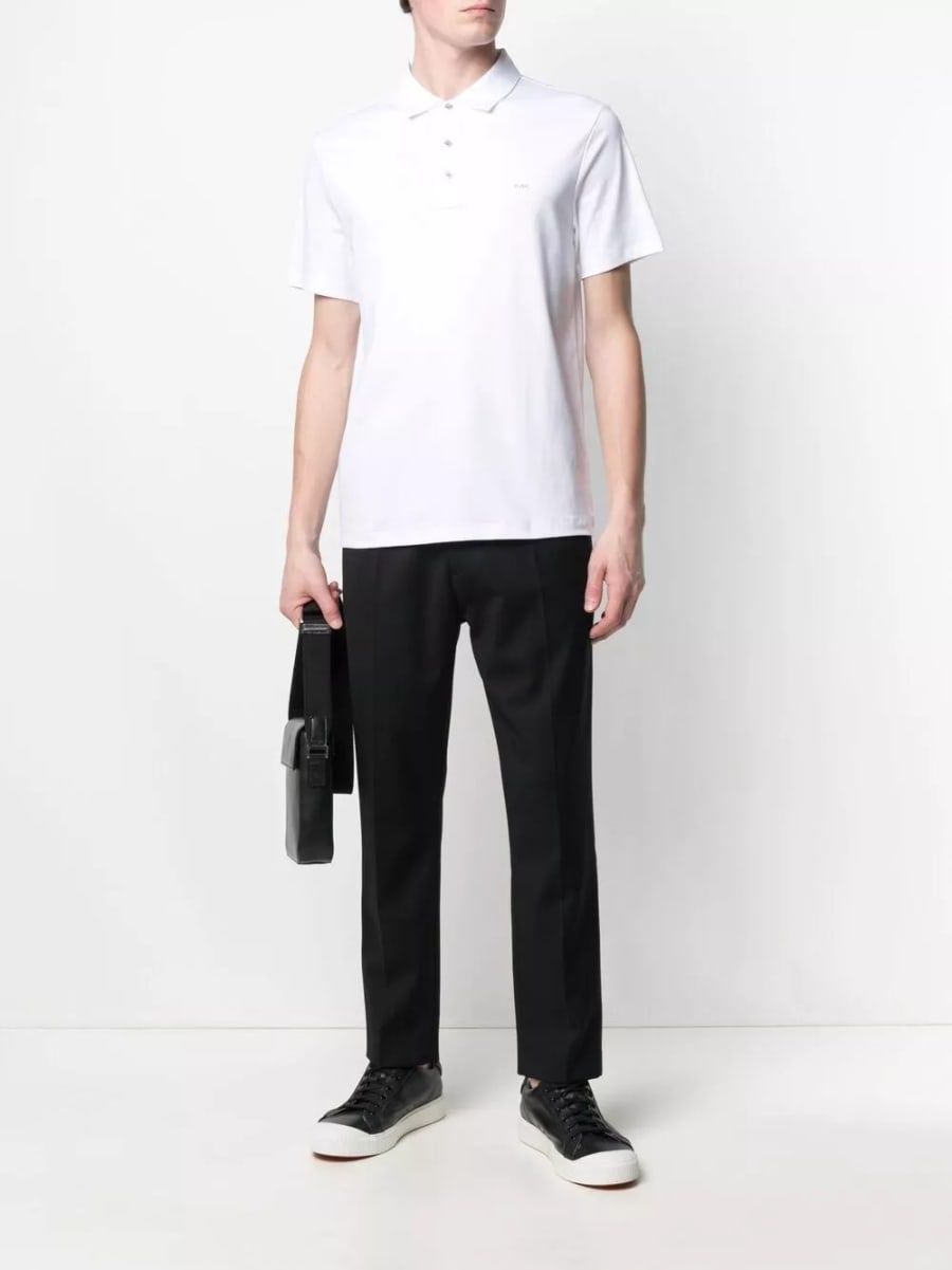 Michael kors la polo in cotone, view 7