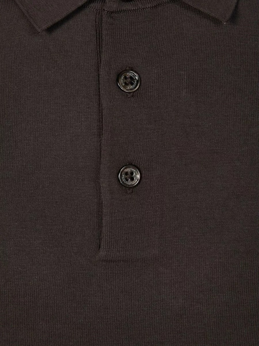 Paolo pecora la polo in cotone, view 3
