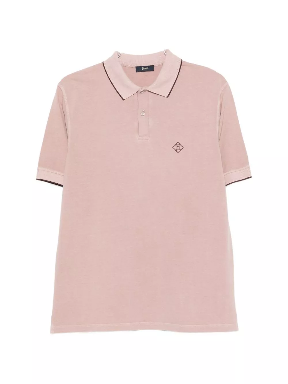 Herno la polo in cotone con logo