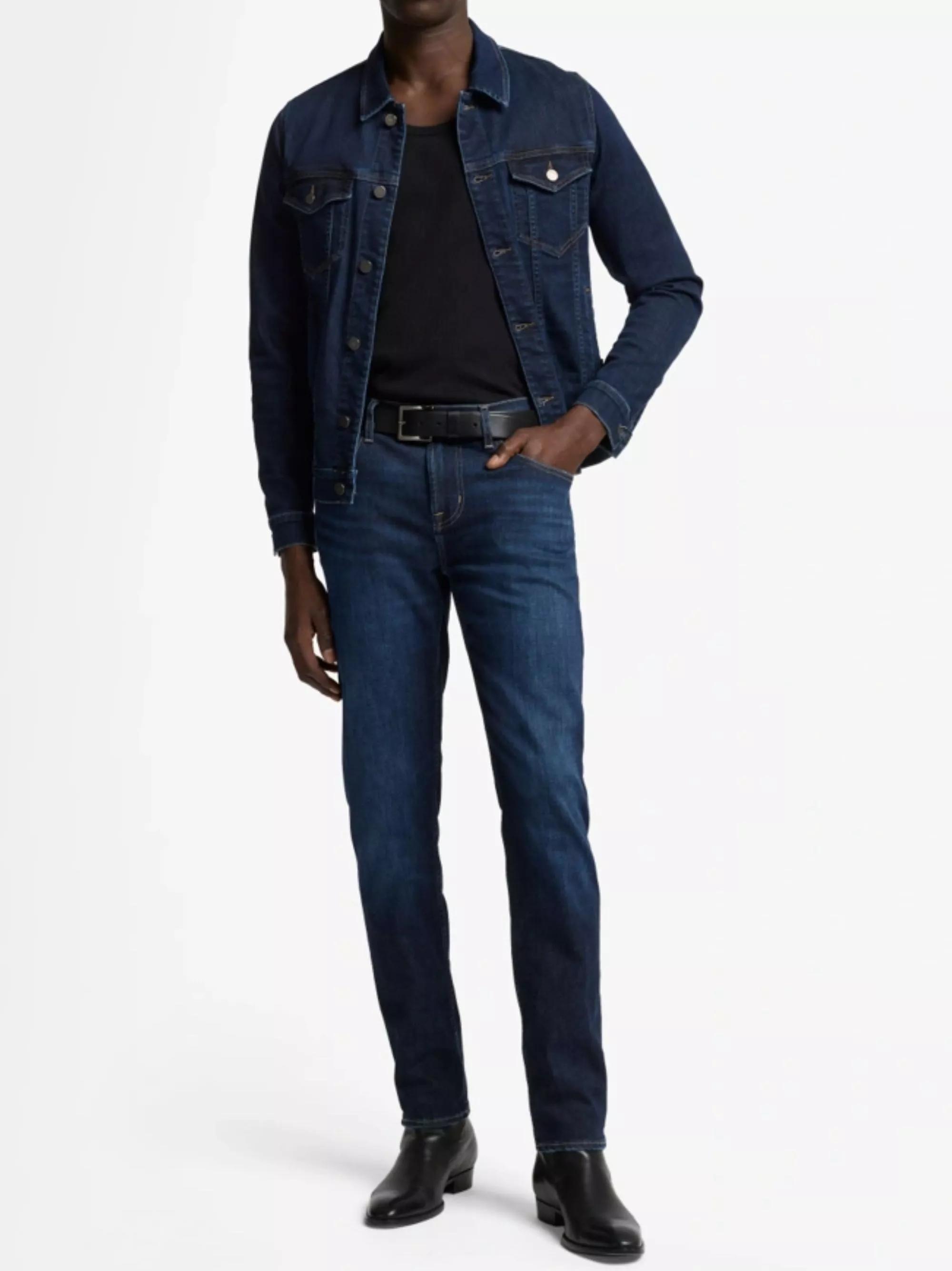 7 for all mankind Slimmy Tapered Jeans, view 2