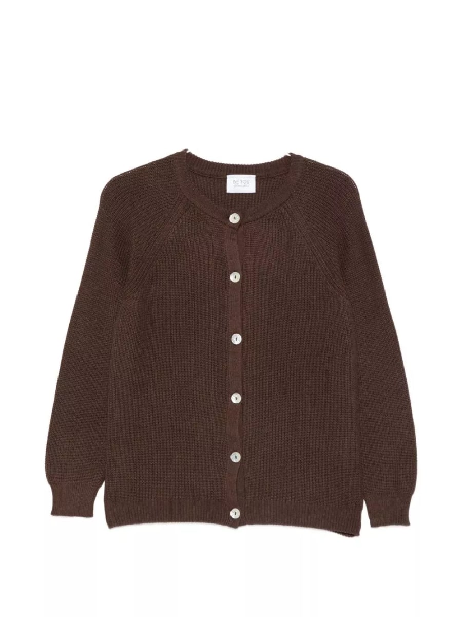 Beyou Cardigan in cotone e cashmere