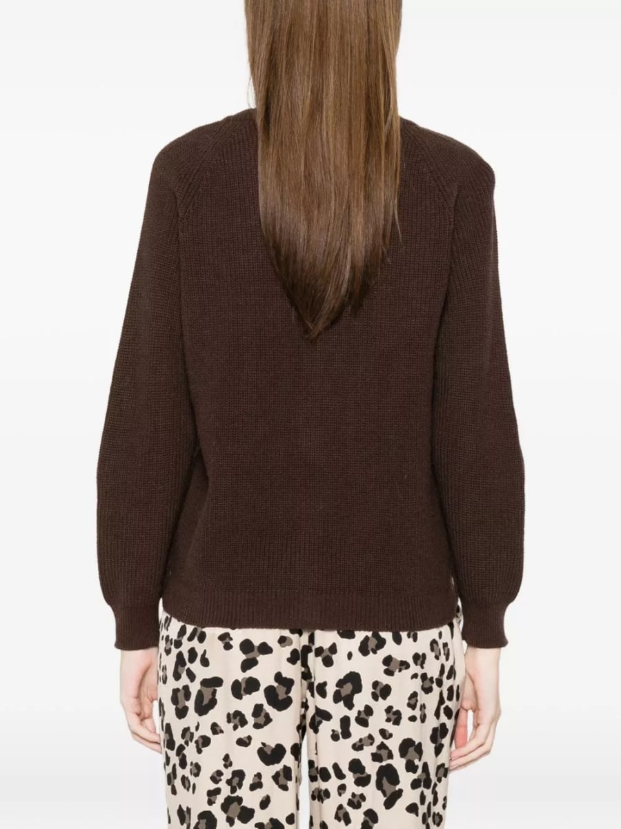 Beyou Cardigan in cotone e cashmere, view 4