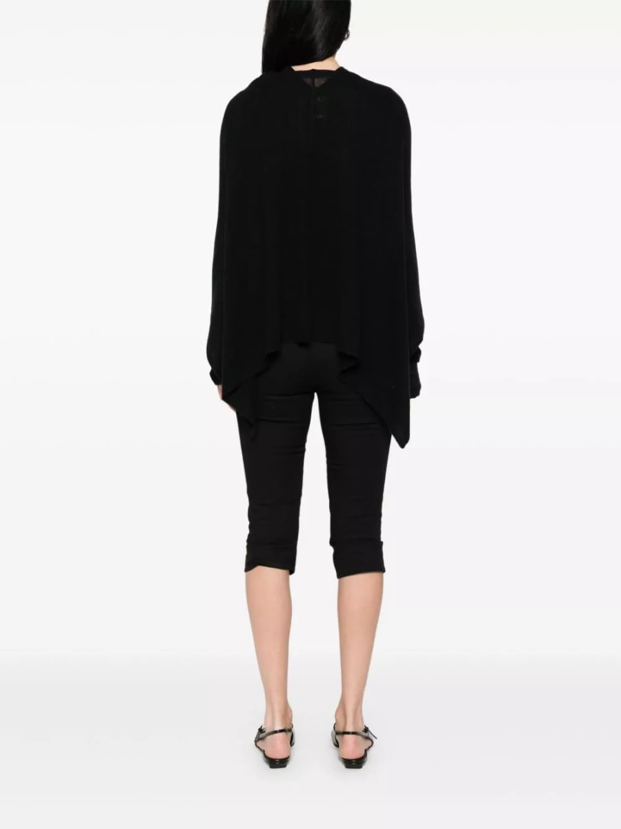 Beyou Poncho in cashmere, view 5