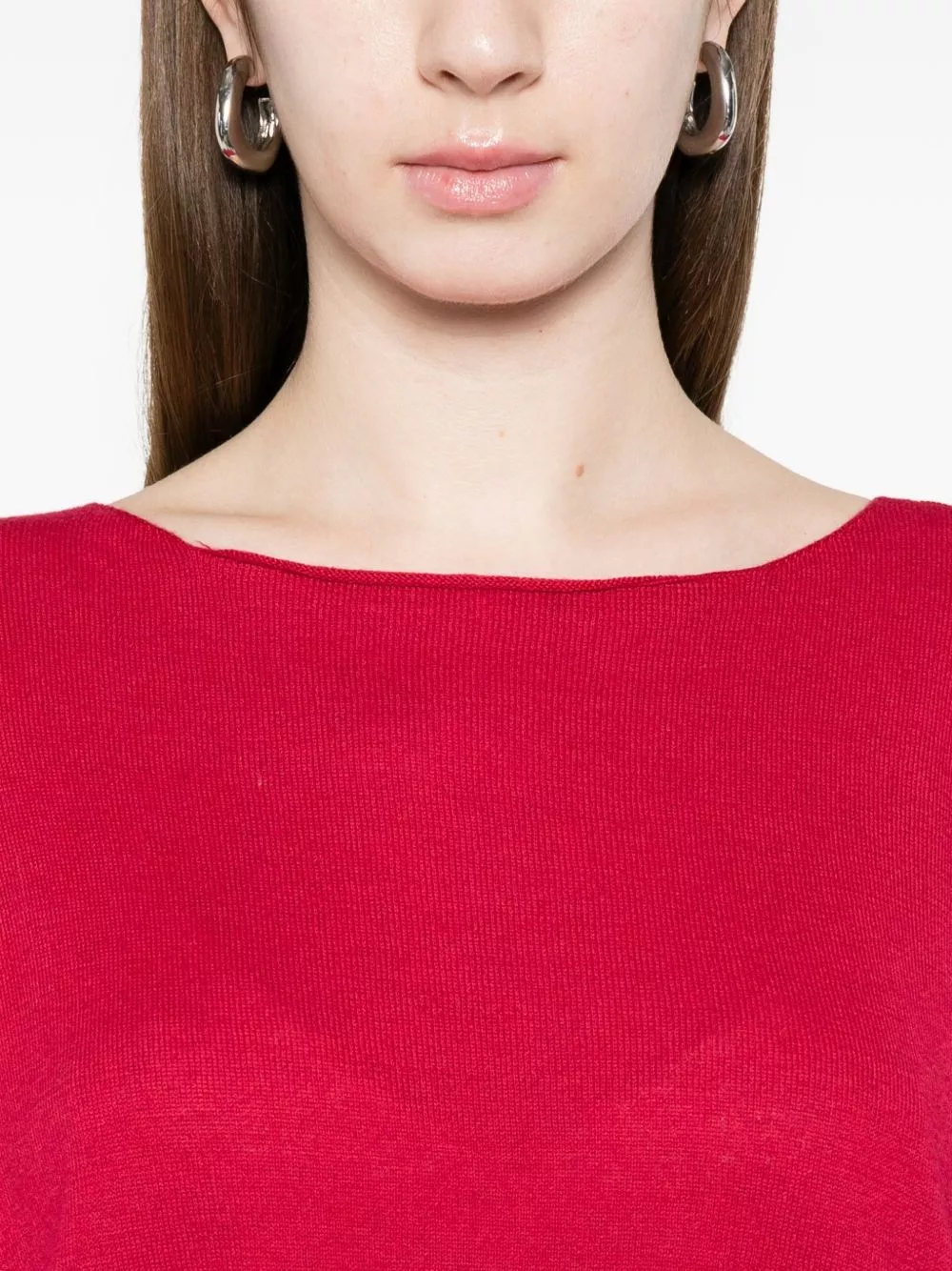 Beyou Maglione in cotone a scollo barca, view 2