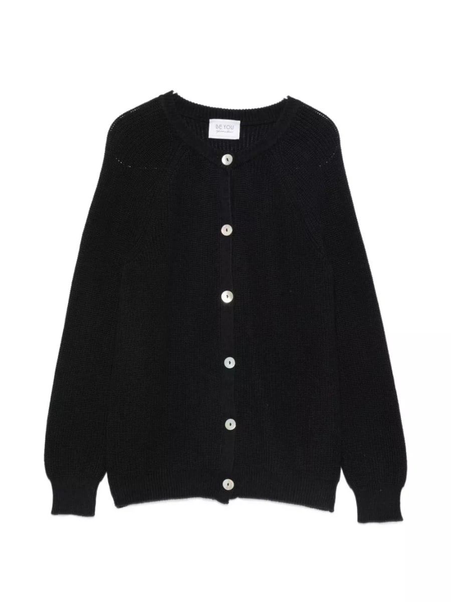 Beyou Cardigan in cotone e cashmere