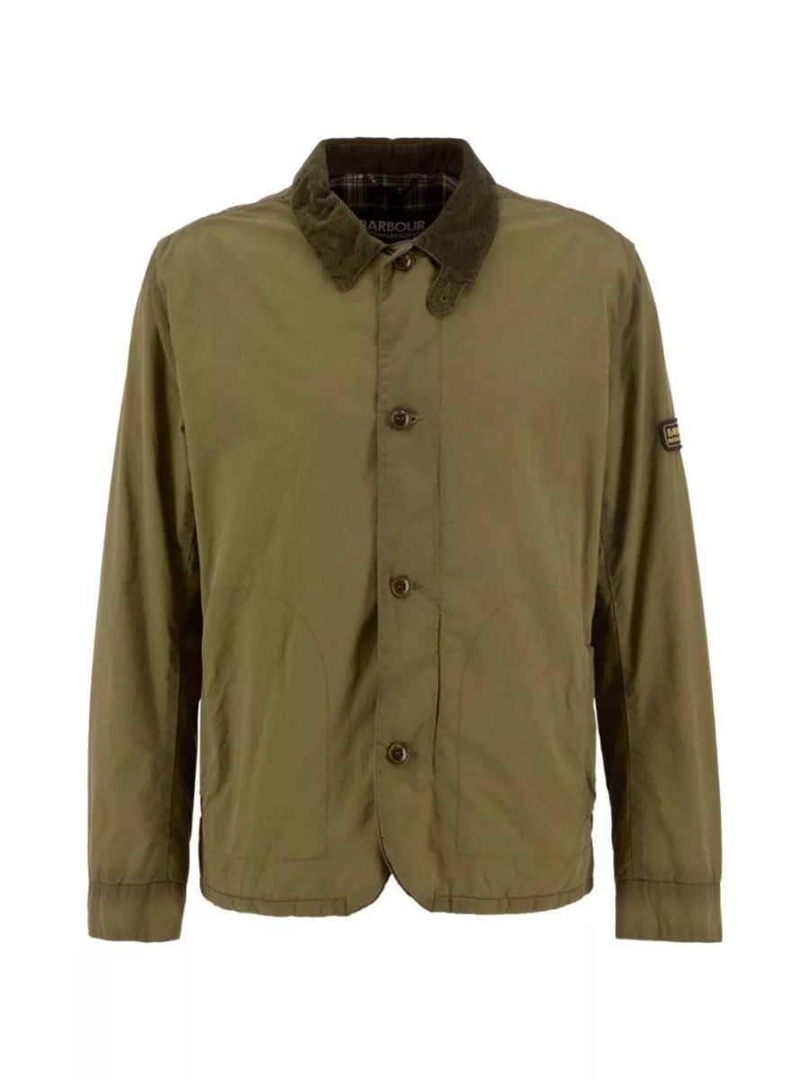 Barbour Giacca Troon Washed Waxed, view 6