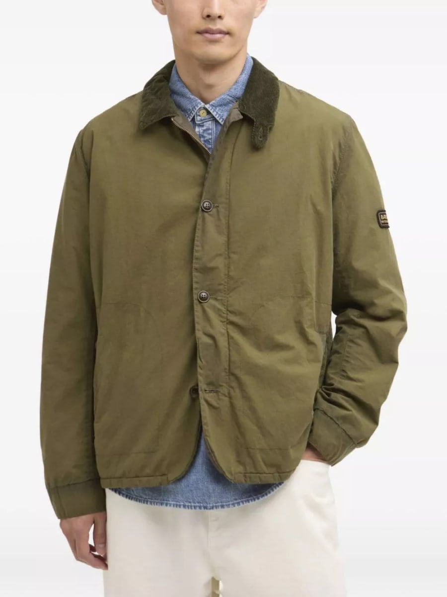 Barbour Giacca Troon Washed Waxed, view 8