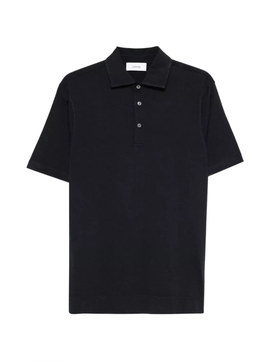 Lardini la polo in cotone e seta